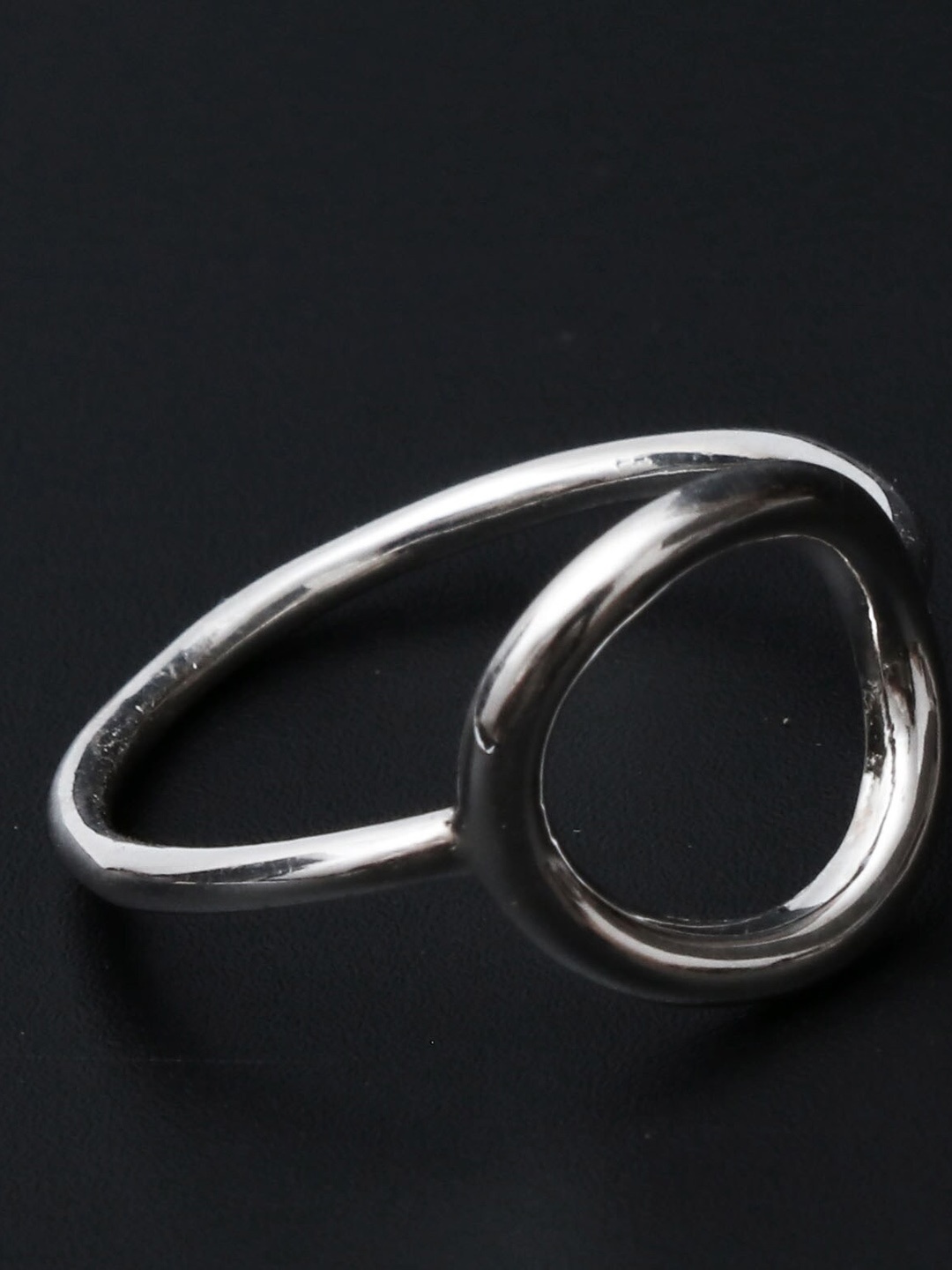 

HIFLYER JEWELS Silver-Plated Silver Finger Ring