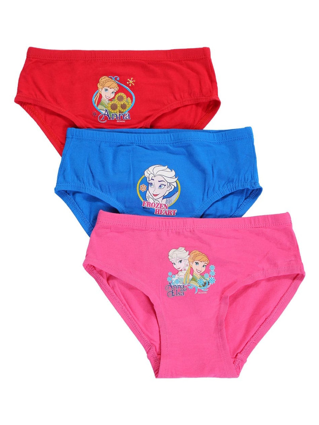 

Bodycare Kids Girls Pack Of 3 Frozen Assorted Hipster Seamless Briefs