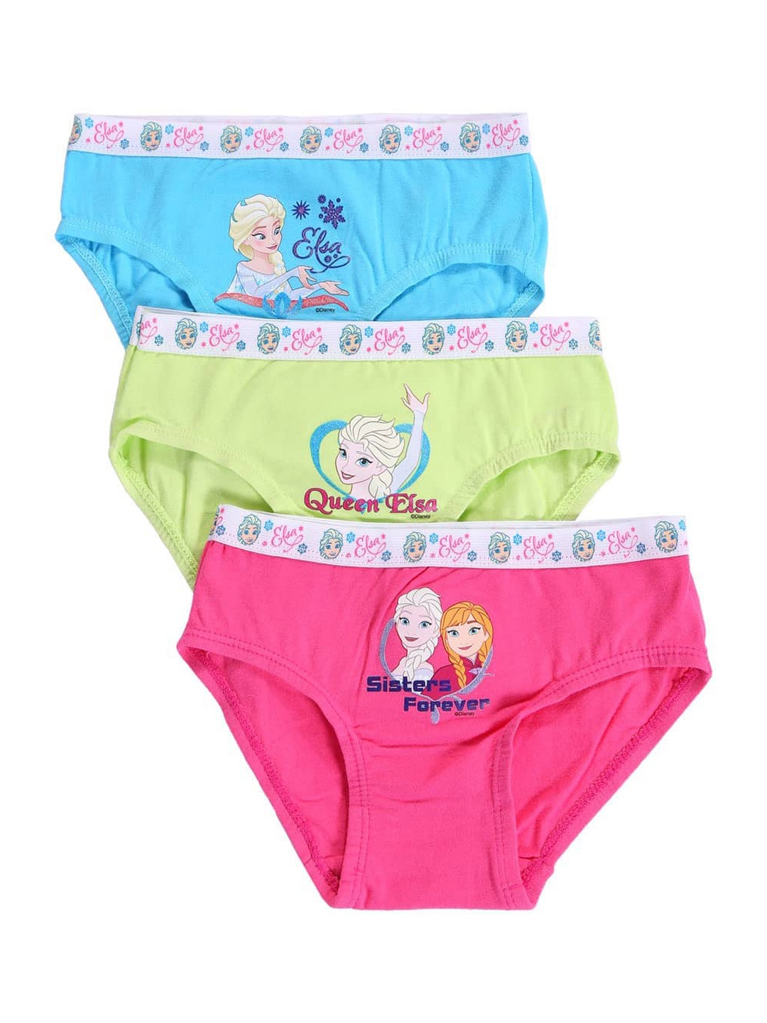 

Bodycare Kids Girls Pack Of 3 Frozen Assorted Cotton Hipster Briefs
