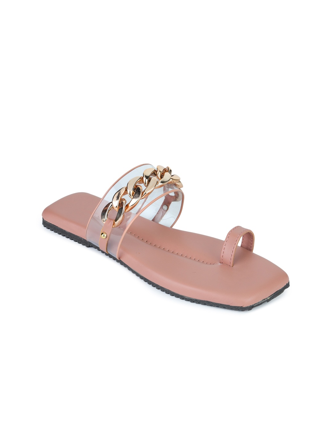 

H3F Women Pink Open Toe Flats