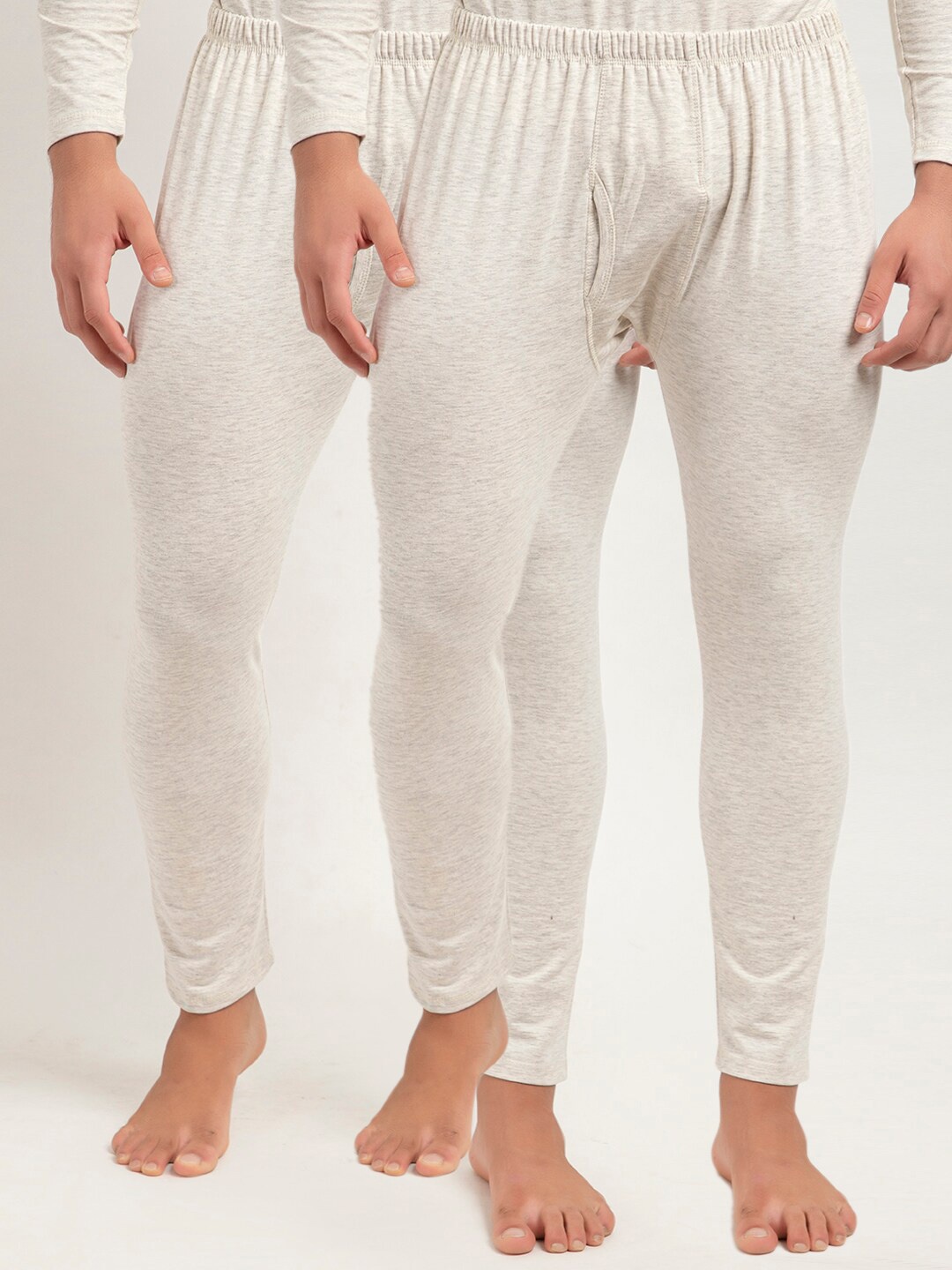 

ARMISTO Men Pack of 2 Off White Winter Cotton Thermal Bottoms