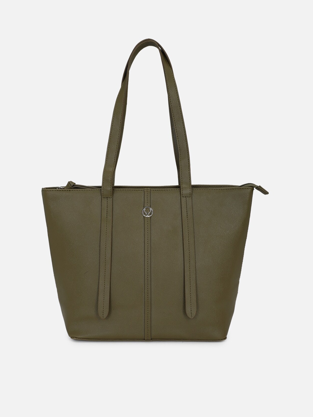 

Allen Solly Olive Green PU Structured Shoulder Bag with Quilted