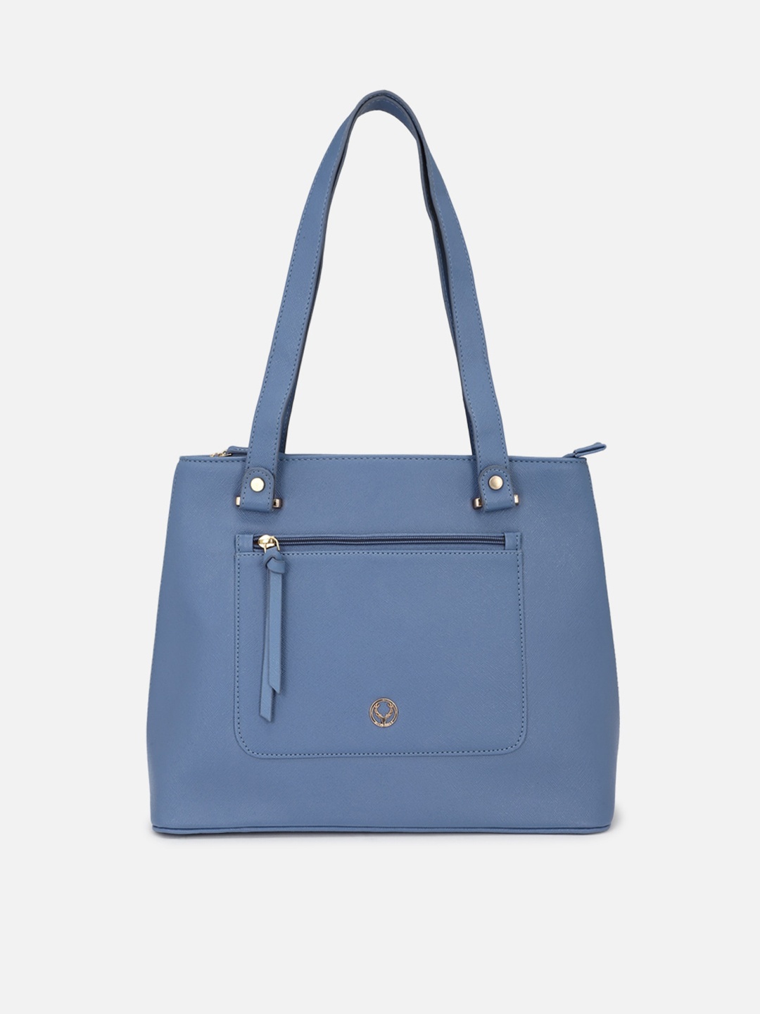 

Allen Solly Blue PU Structured Shoulder Bag