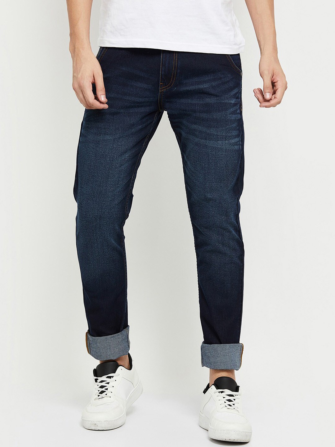 

max Men Blue Light Fade Stretchable Jeans
