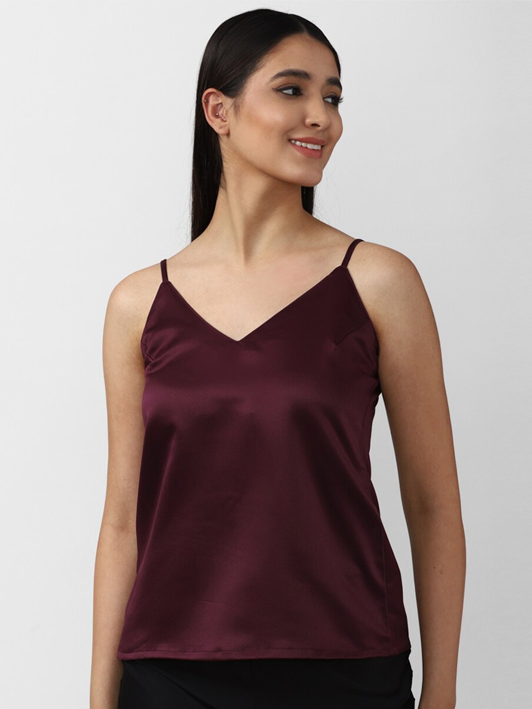 

FOREVER 21 Maroon Top