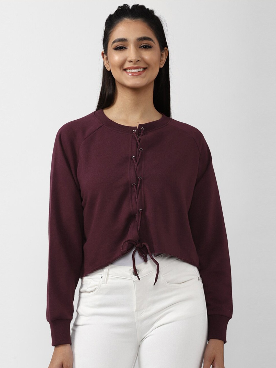 

FOREVER 21 Purple Crop Top
