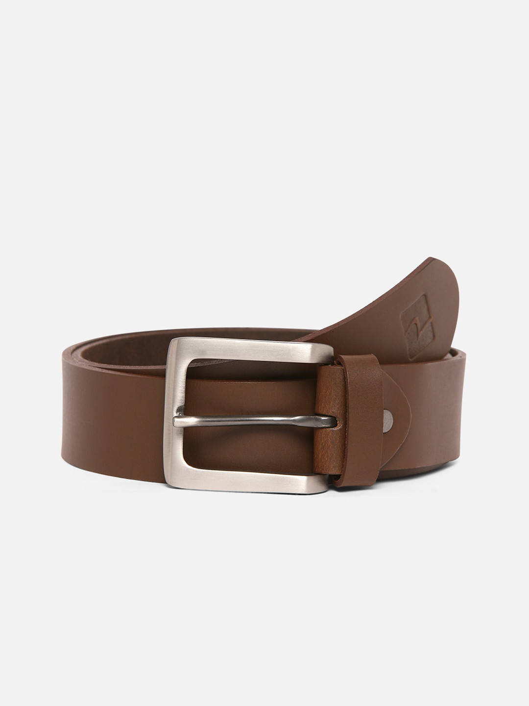 

SPYKAR Men Brown Leather Belts