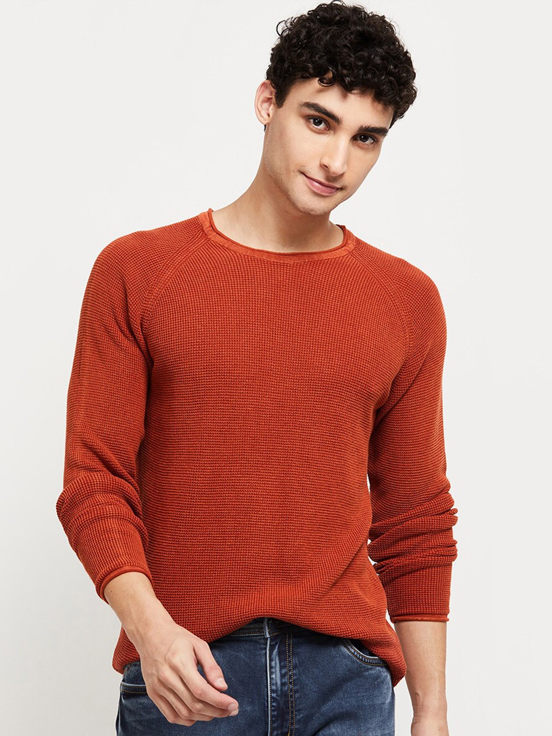 

max Men Red Pullover