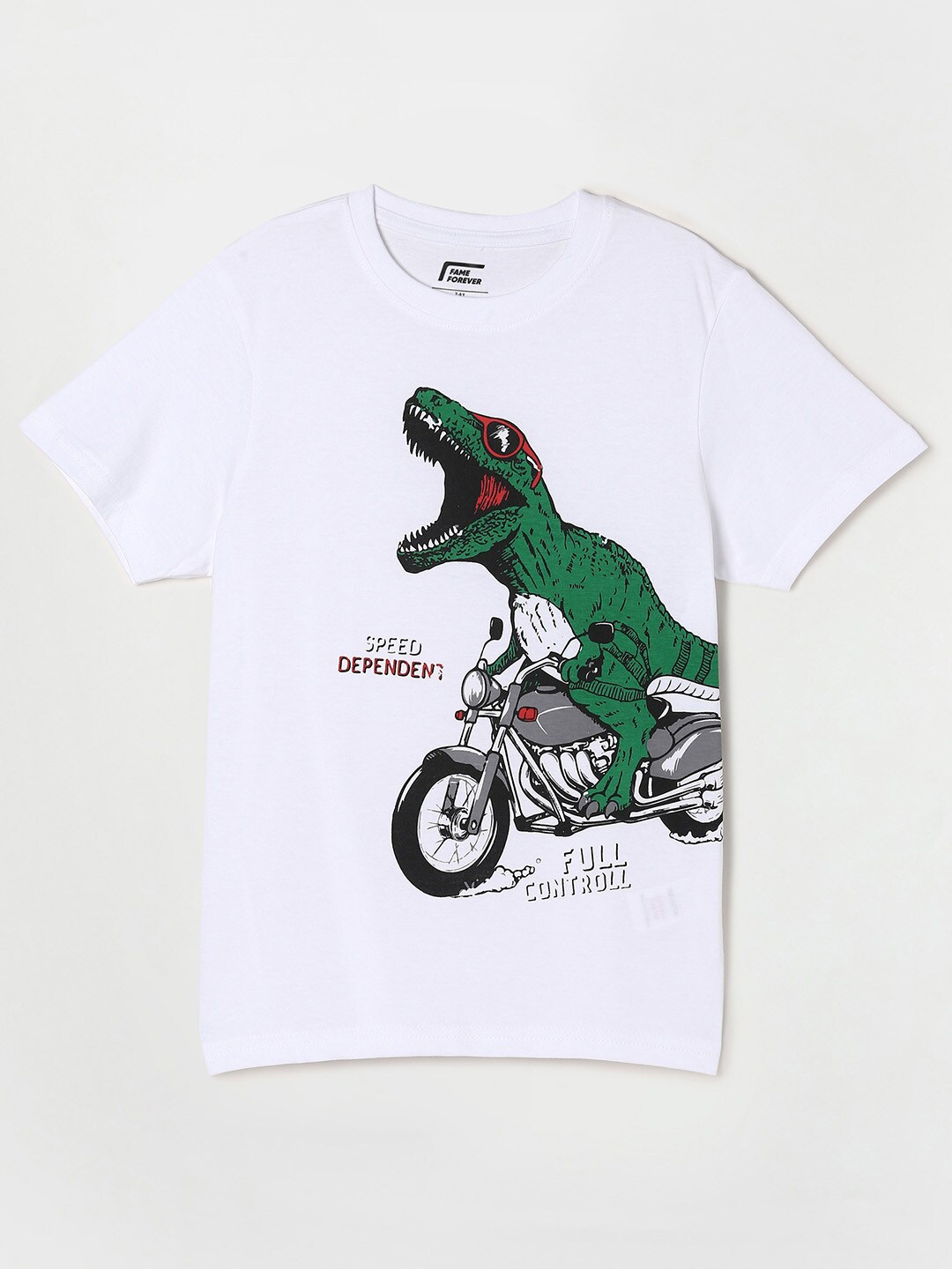 

Fame Forever by Lifestyle Boys Off White Printed T-shirt