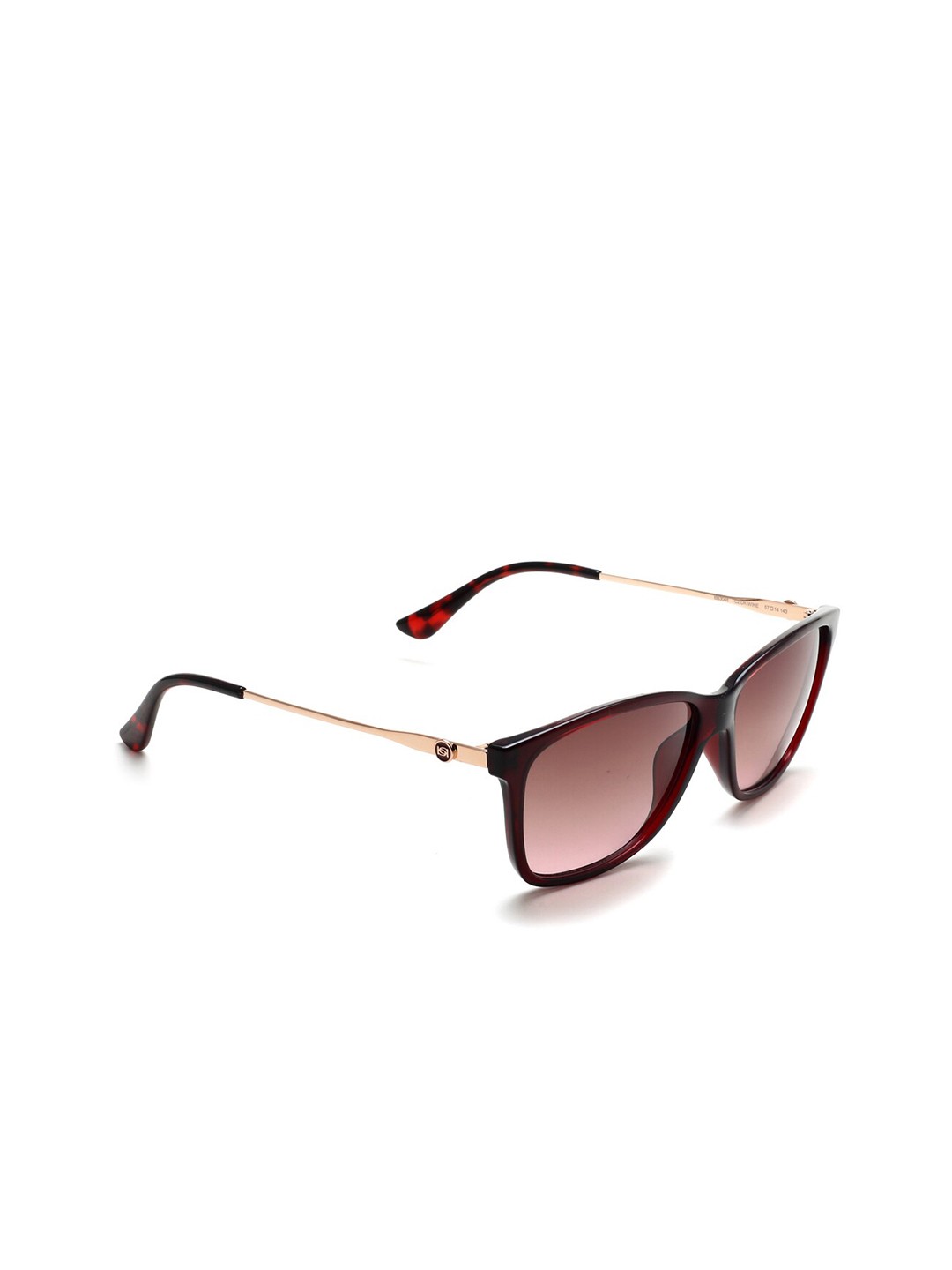 

bebe Women Brown Lens & Red Rectangle Sunglasses with UV Protected Lens