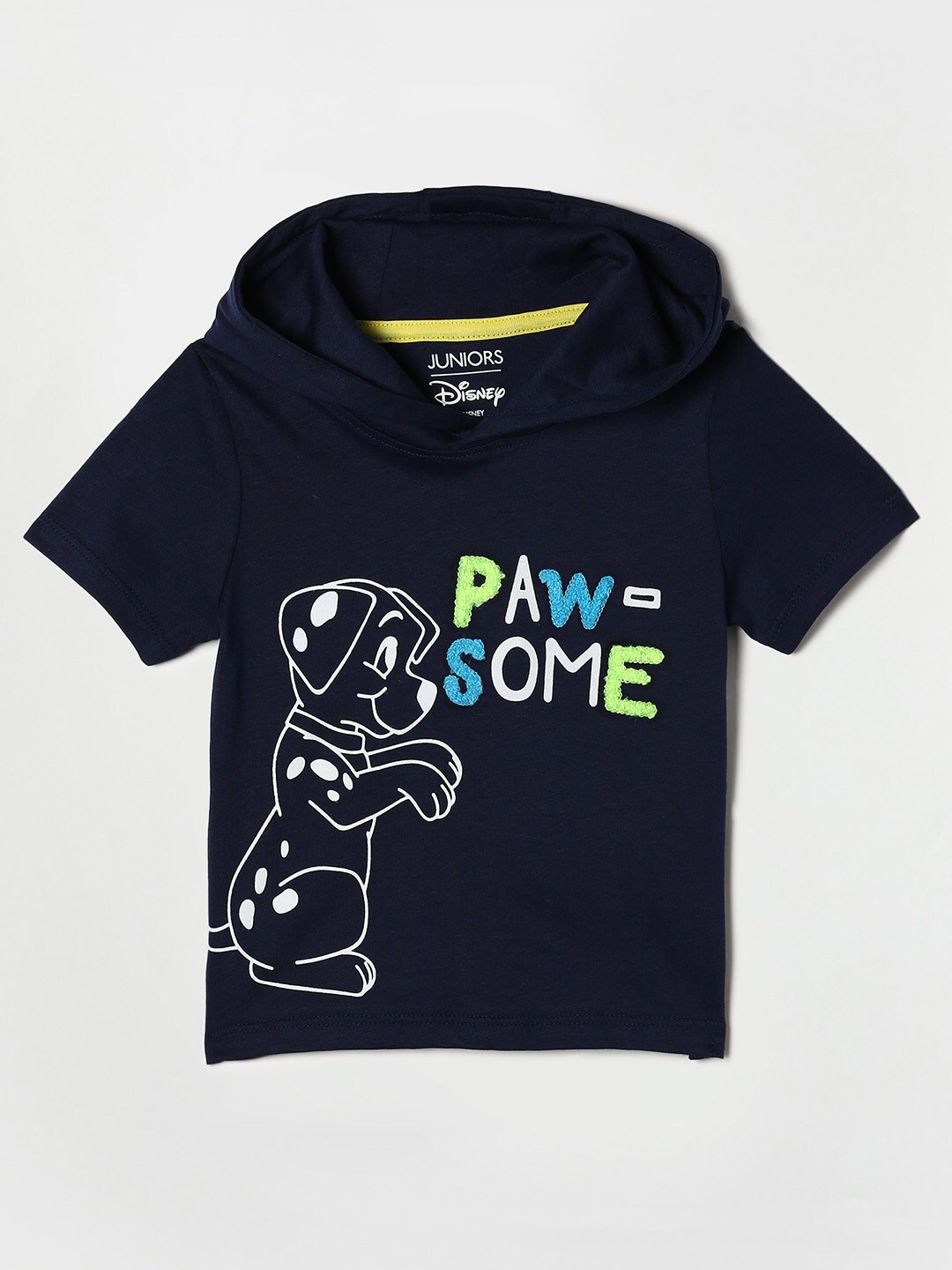 

Juniors by Lifestyle Boys Navy Blue Printed T-shirt