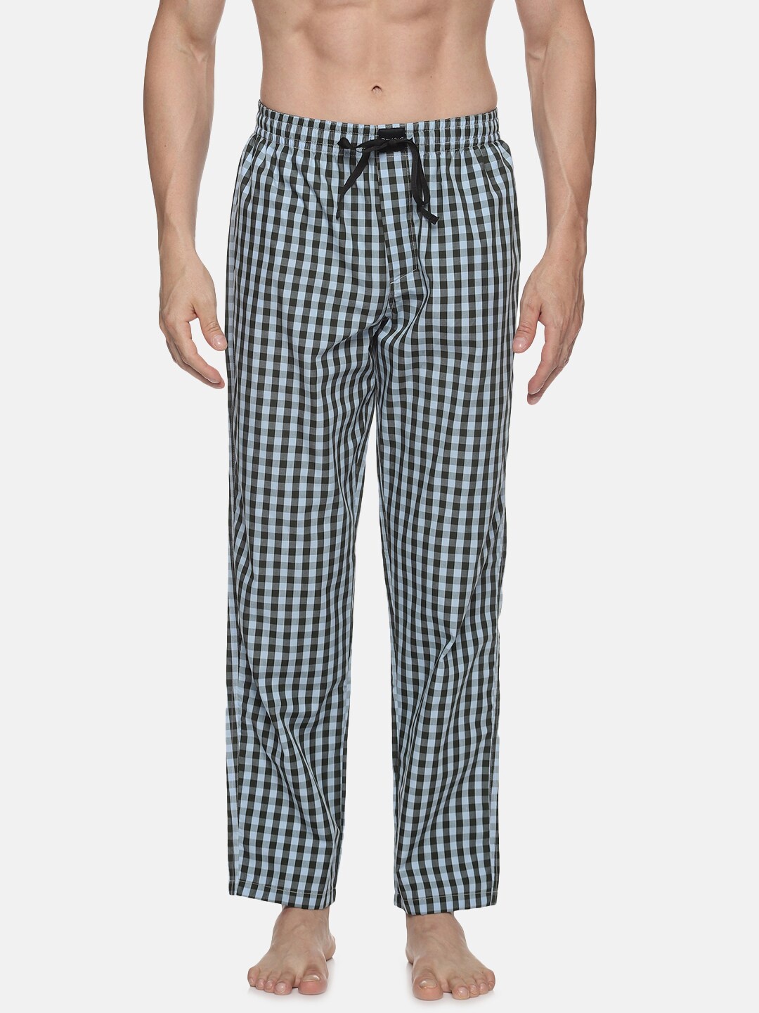

DON VINO Men Black Checked Lounge Pant