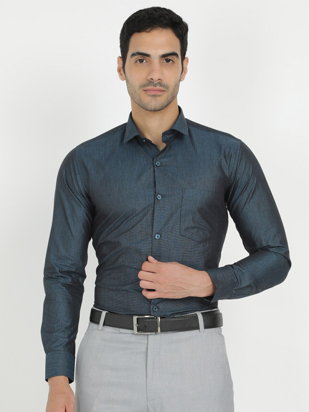

V2 Value & Variety Men Blue Formal Shirt