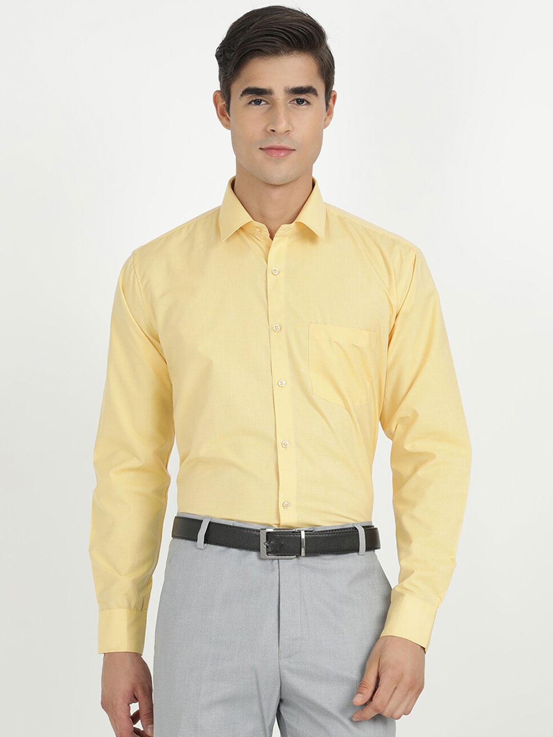 

V2 Value & Variety Men Yellow Solid Formal Shirt