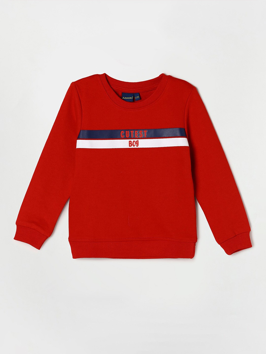 

Juniors by Lifestyle Boys Red Printed Sweatshirt