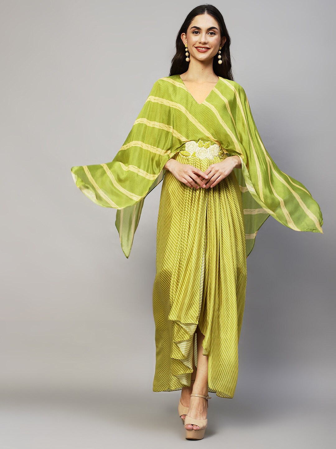 

Envy Me by FASHOR Green Chiffon Maxi Dress