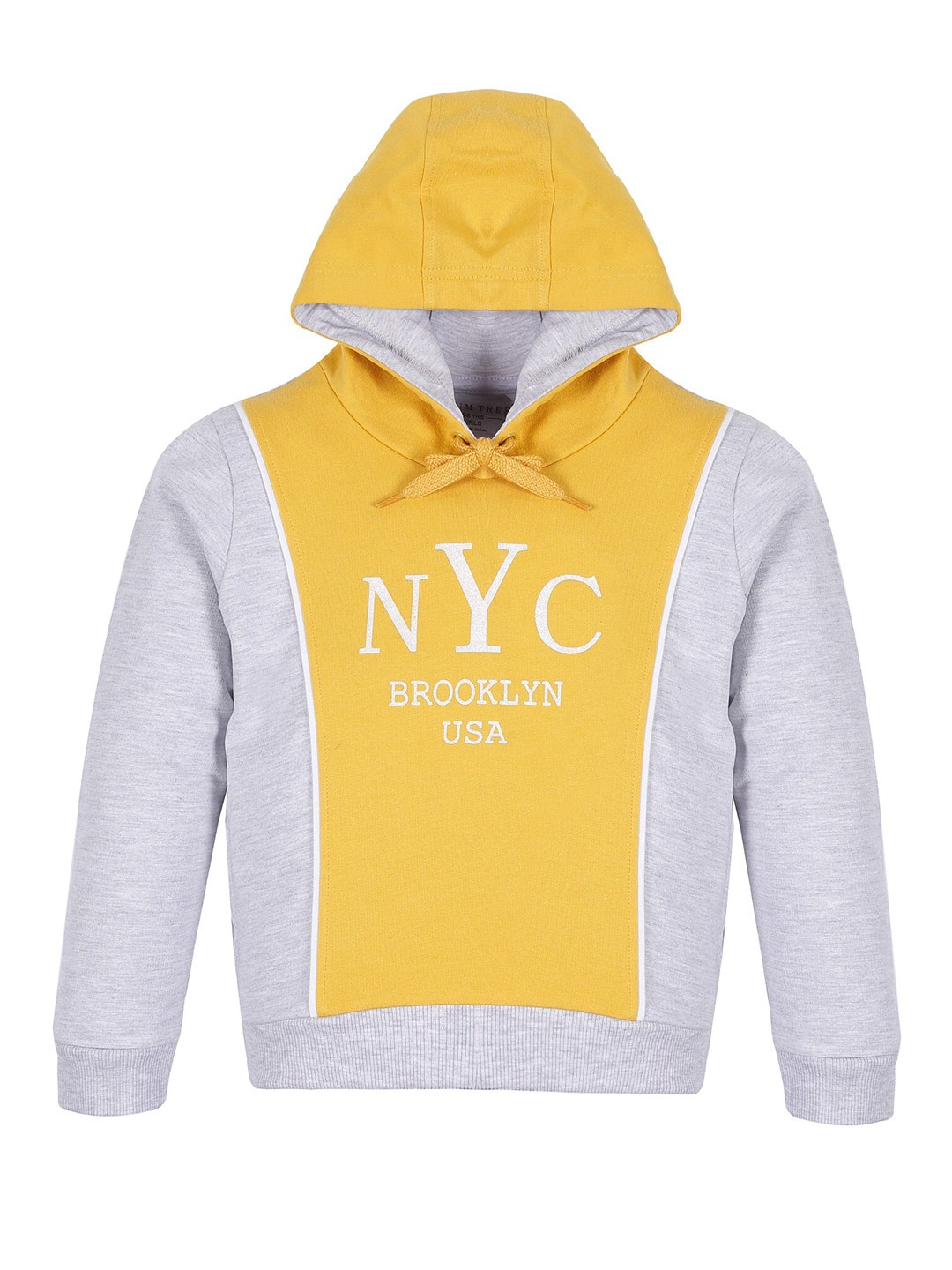 

PLUM TREE Girls Yellow Colourblocked Sweatshirt