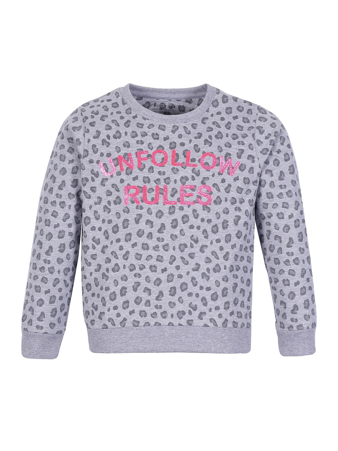 

PLUM TREE Girls Grey Printed Sweatshirt