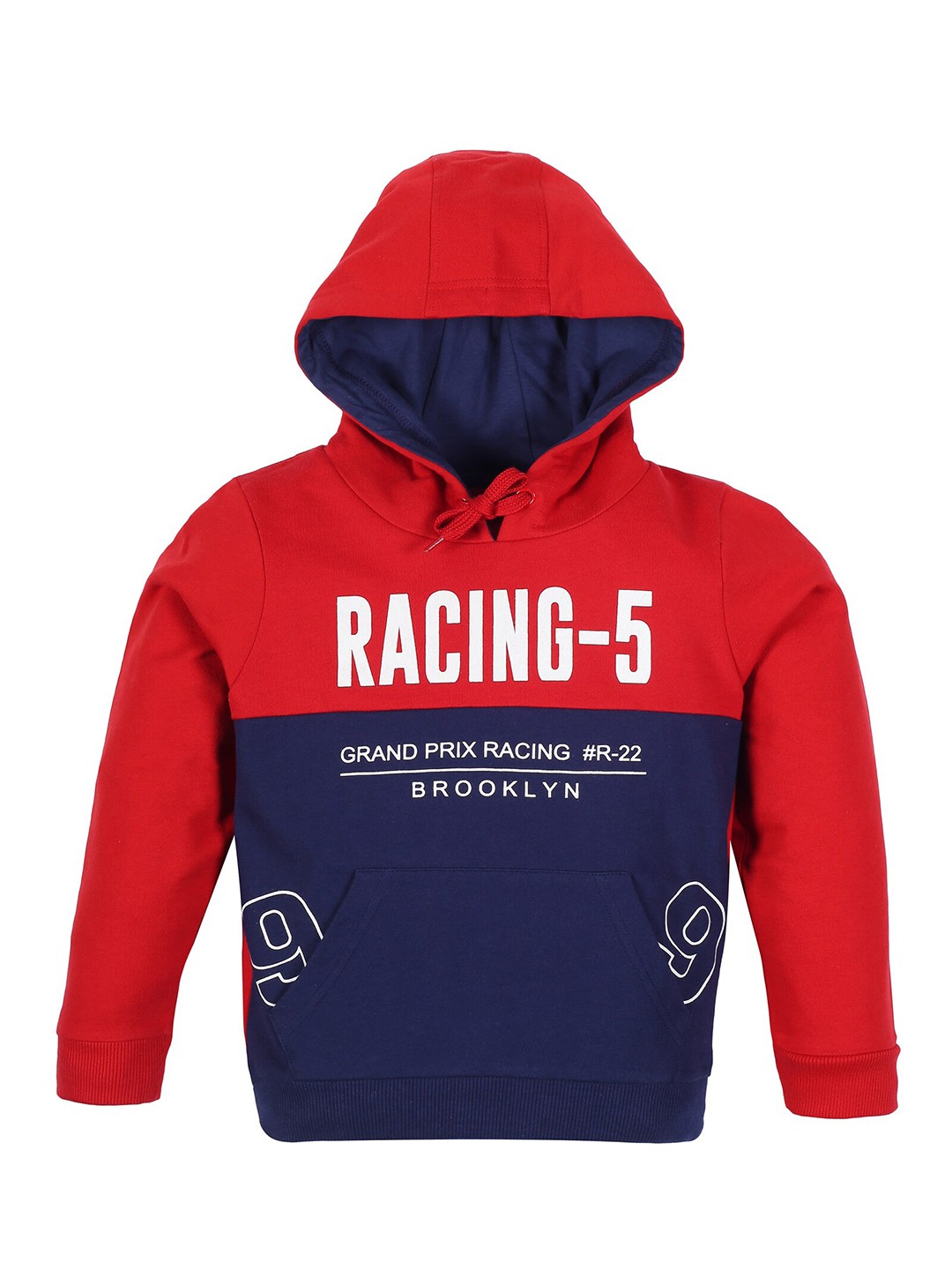 

PLUM TREE Boys Red Colourblocked Cotton Sweatshirt