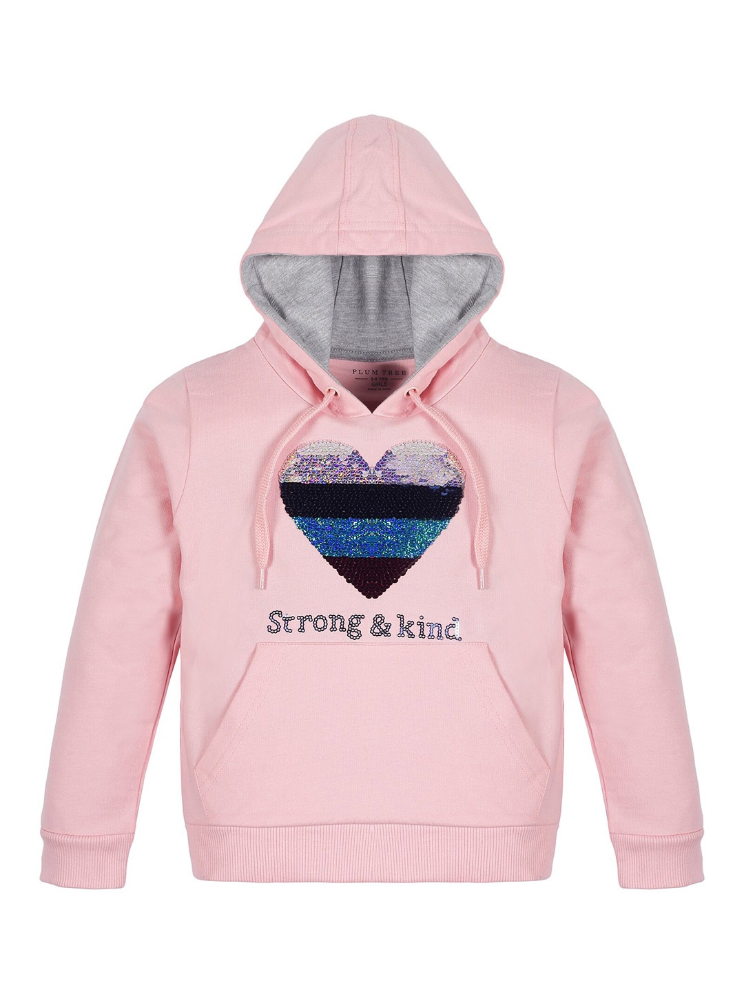 

PLUM TREE Girls Pink Embellished Sweatshirt