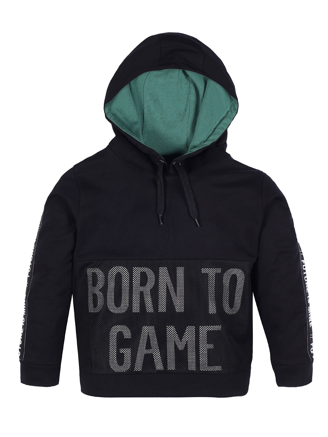 

PLUM TREE Boys Black Printed Sweatshirt