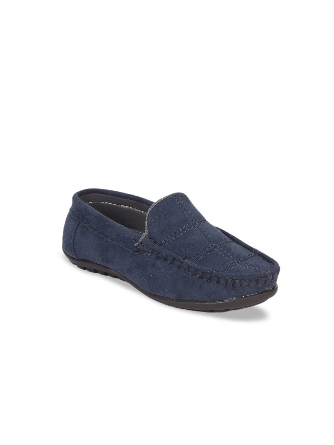 

Lil Lollipop Boys Blue Slip On Loafers