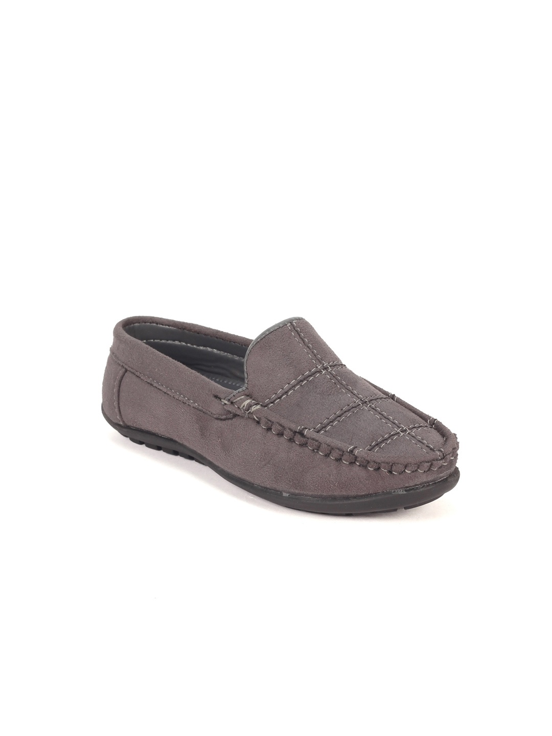 

Lil Lollipop Boys Grey Loafers