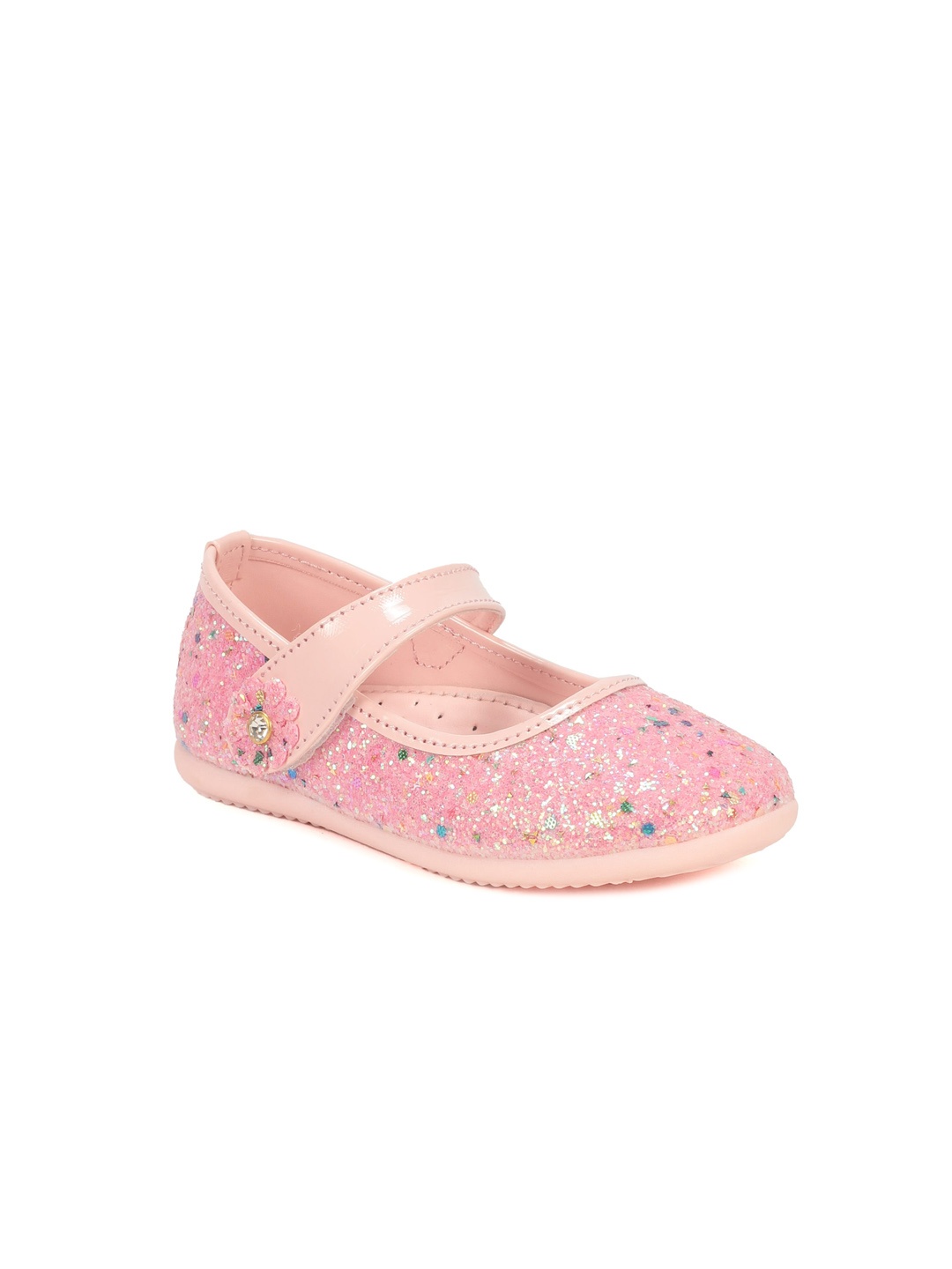 

Lil Lollipop Girls Pink Printed Ballerinas Flats