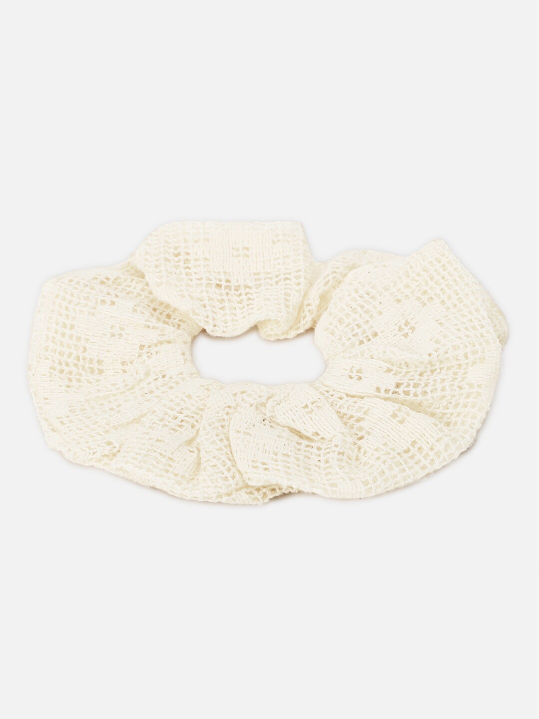 

FOREVER 21 Women Cream-Coloured Ponytail Holder