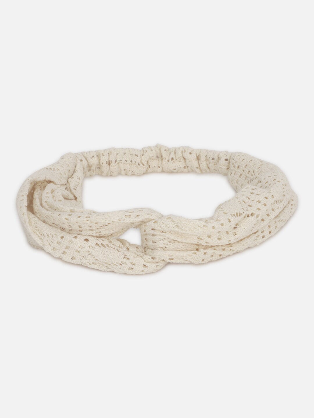 

FOREVER 21 Women Cream-Coloured Headwraps And Hairband