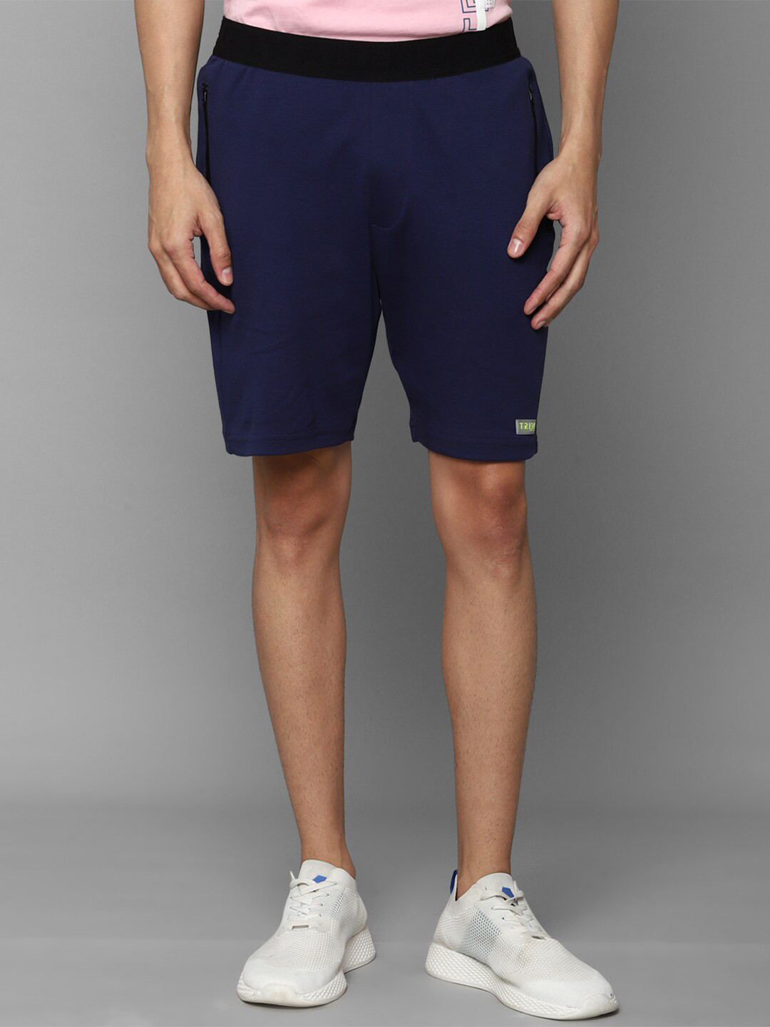 

Allen Solly Tribe Men Navy Blue Slim Fit Sports Shorts