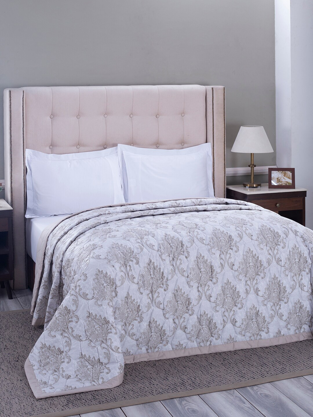 

MASPAR Unisex Beige Blankets Quilts and Dohars