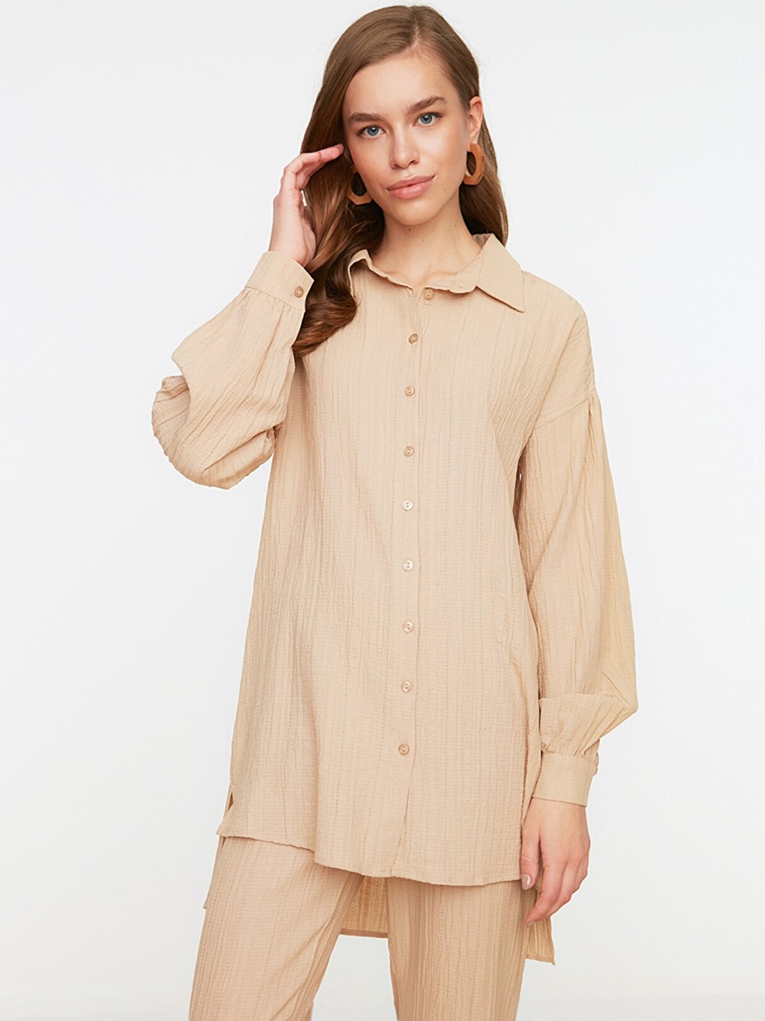 

Trendyol Women Brown Night suit