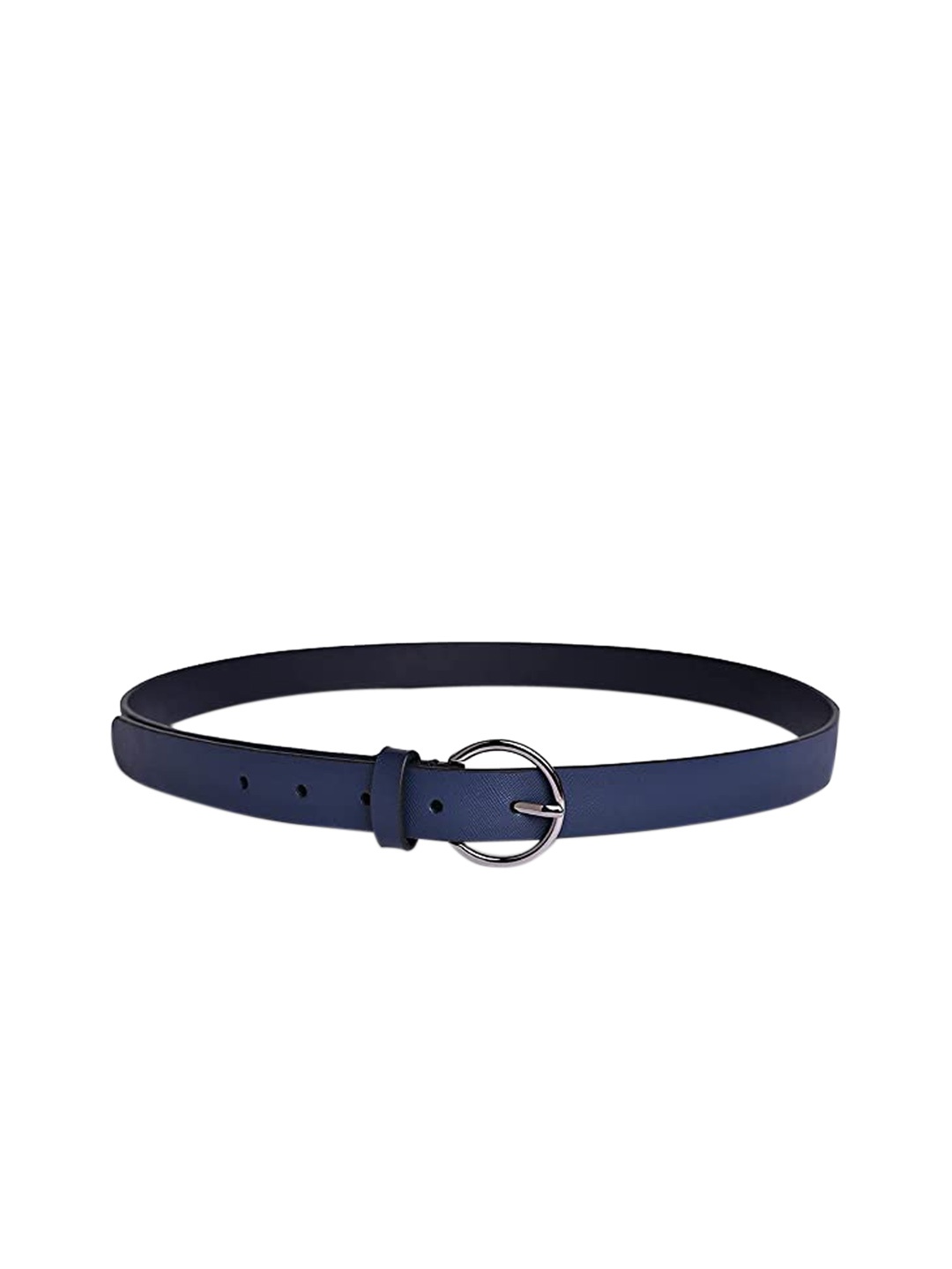 

Belwaba Women Navy Blue Textured PU Formal Belt