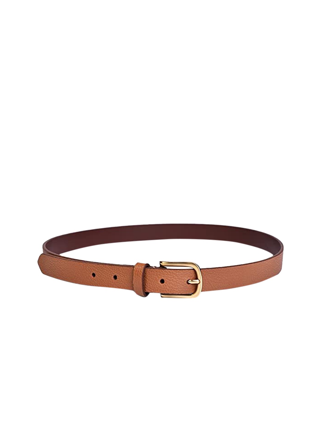 

Belwaba Women Tan Brown Textured PU Formal Belt