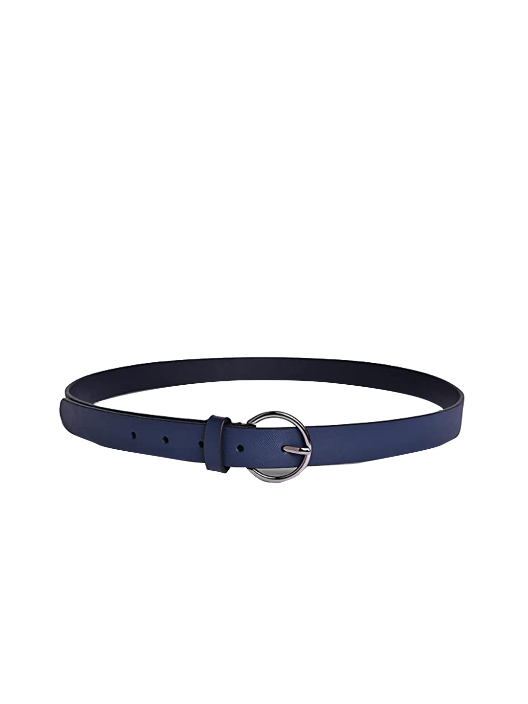 

Belwaba Women Navy Blue Textured PU Formal Belt