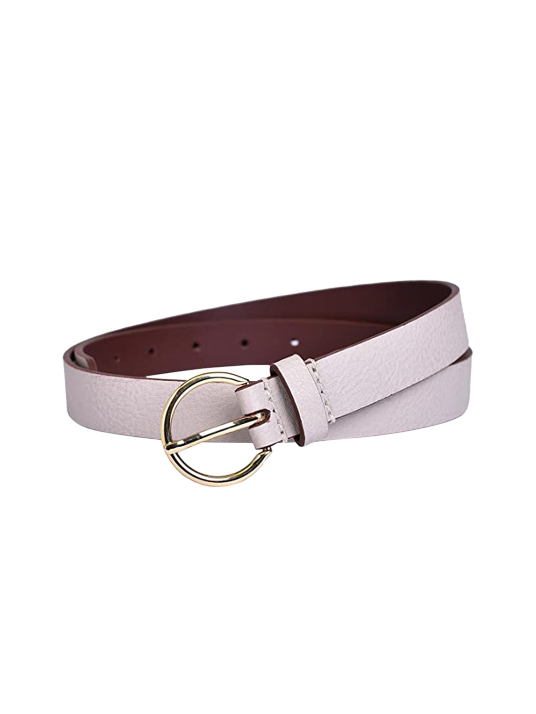 

Belwaba Women Lavender Textured PU Formal Belt