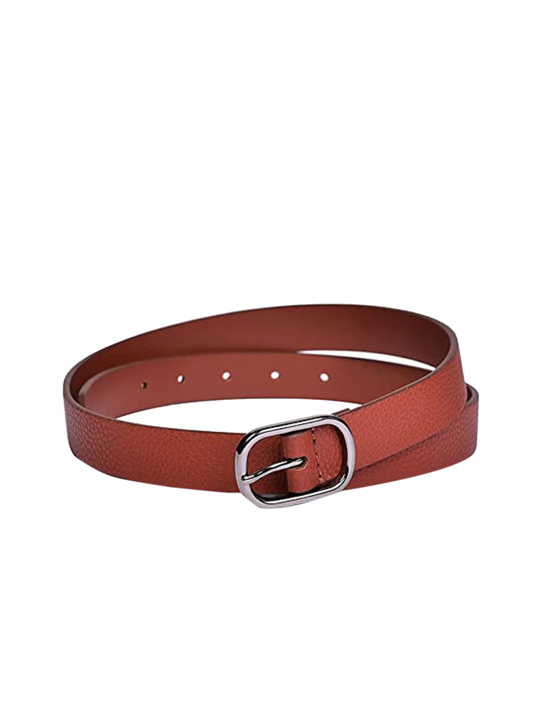 

Belwaba Women Tan Textured PU Formal Belt