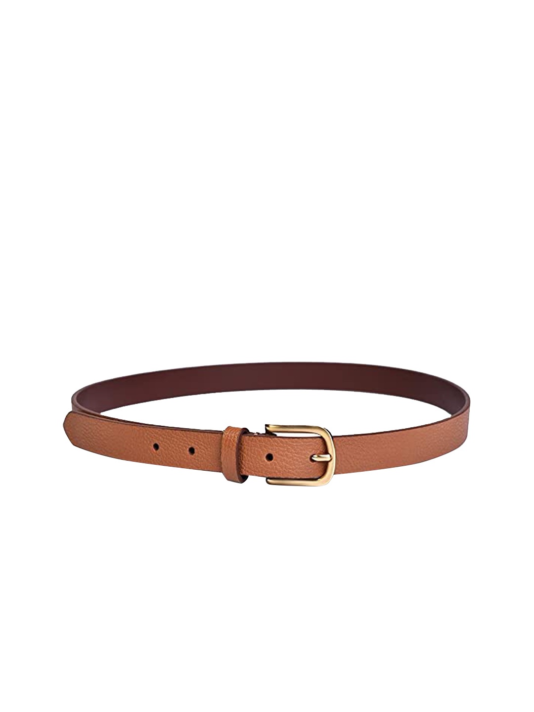 

Belwaba Women Tan Textured PU Formal Belt