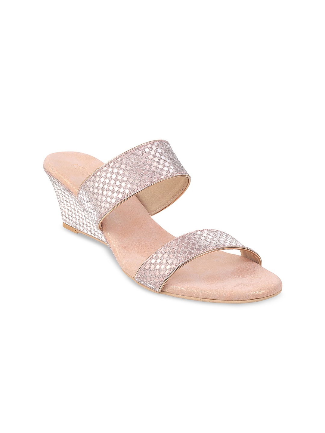 

Metro Rose Gold Wedge Sandals