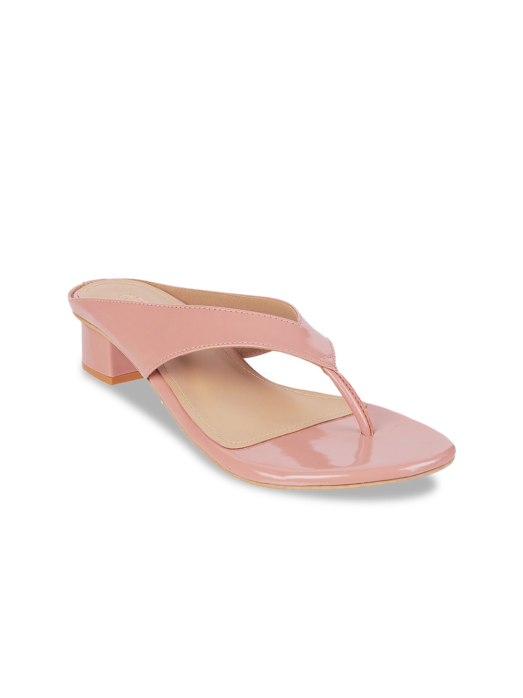 

Metro Women Pink Solid Block Heels