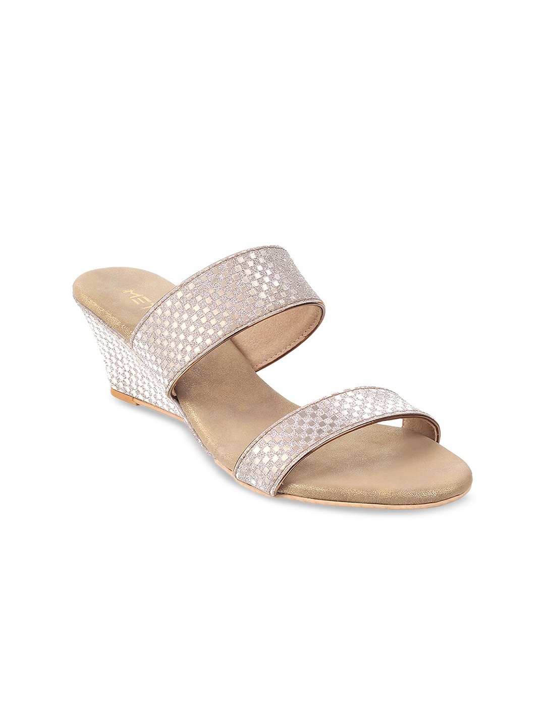 

Metro Gold-Toned Wedge Heels