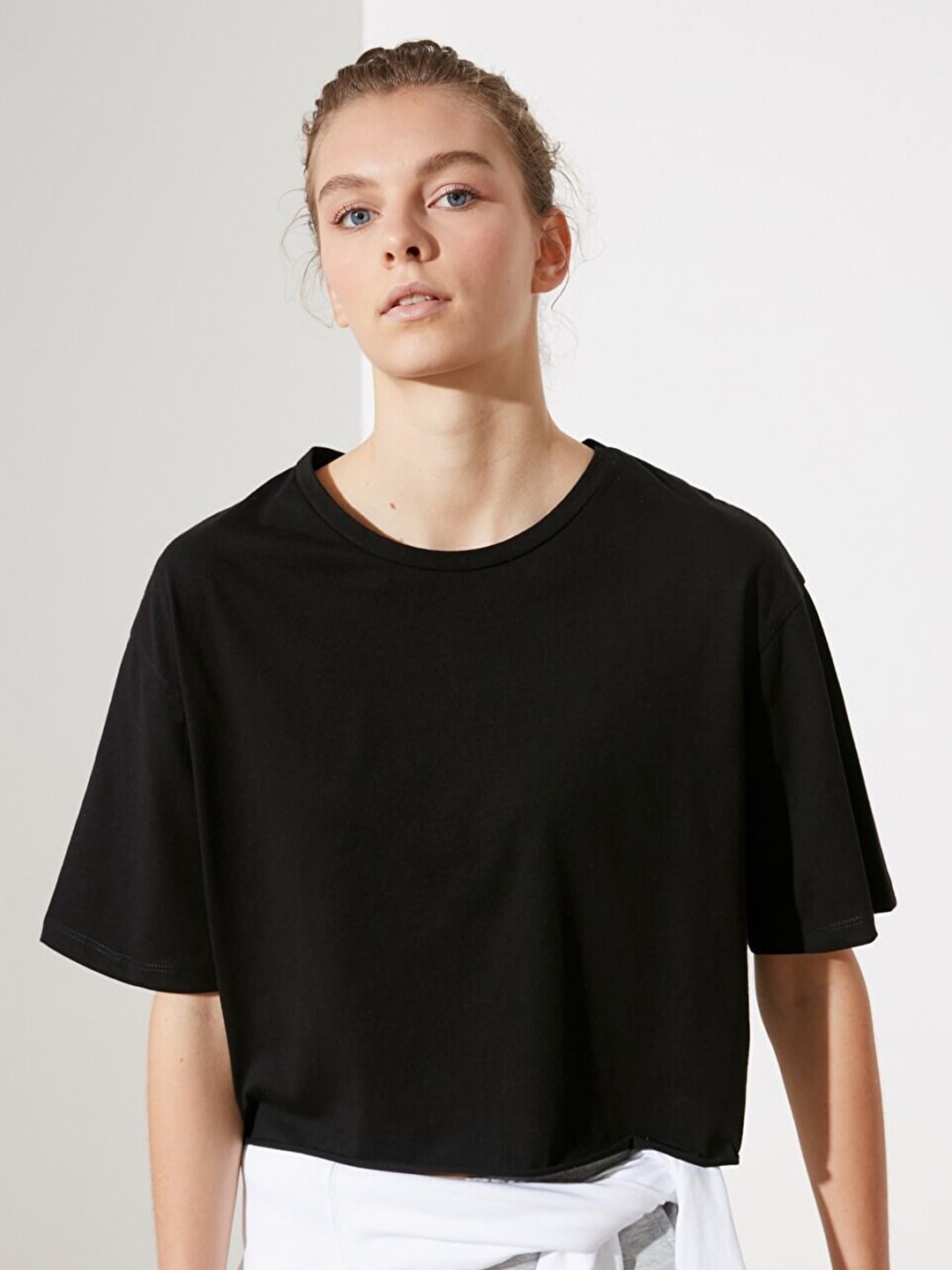 

Trendyol Women Black T-shirt