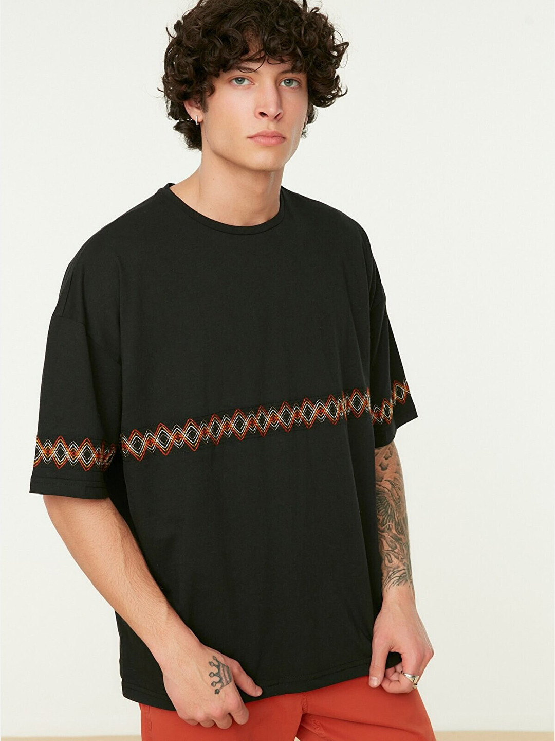

Trendyol Men Black T-shirt