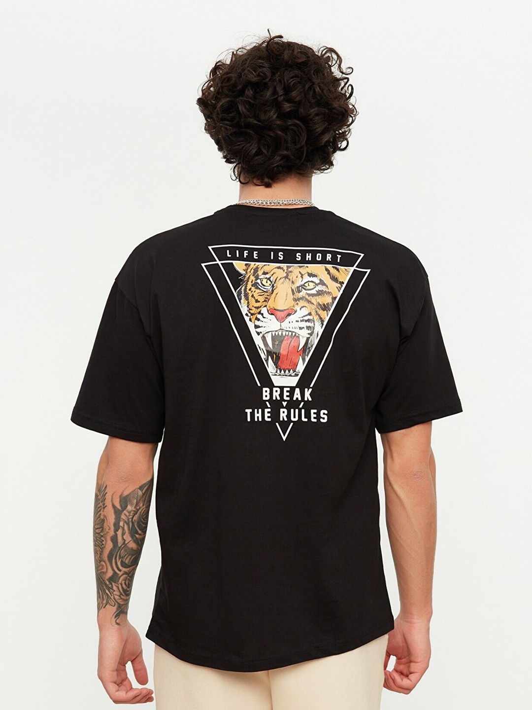 

Trendyol Men Black Printed T-shirt