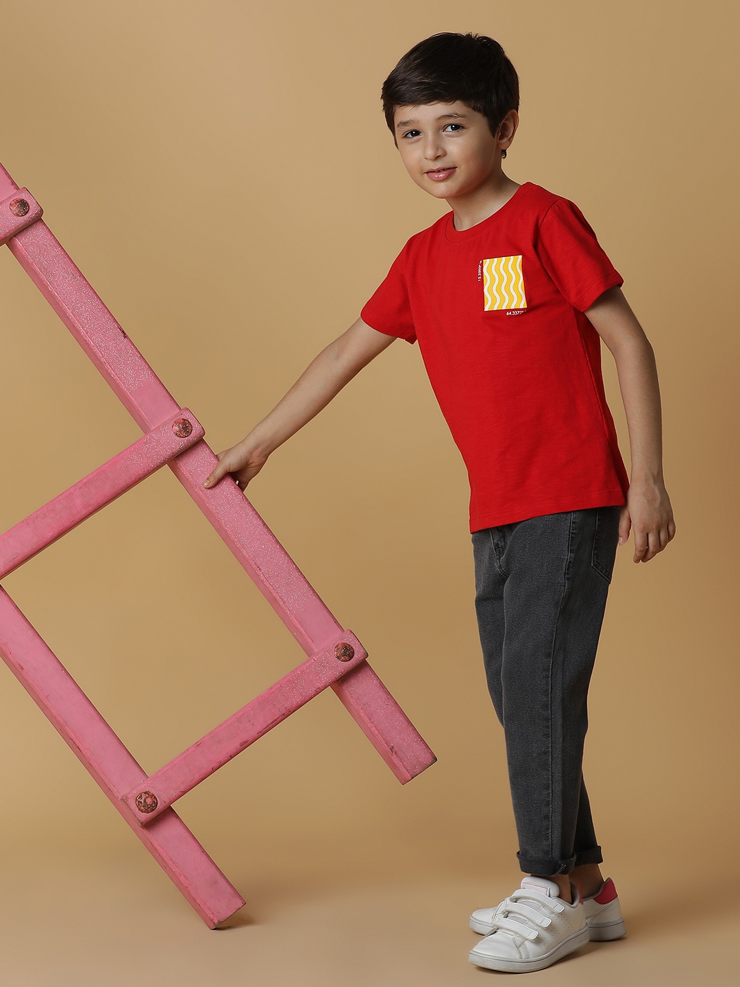 

TALES & STORIES Boys Grey Slim Fit Stretchable Jeans
