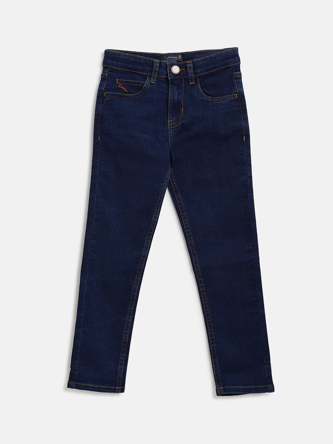 

TALES & STORIES Boys Blue Slim Fit Stretchable Denim Jeans