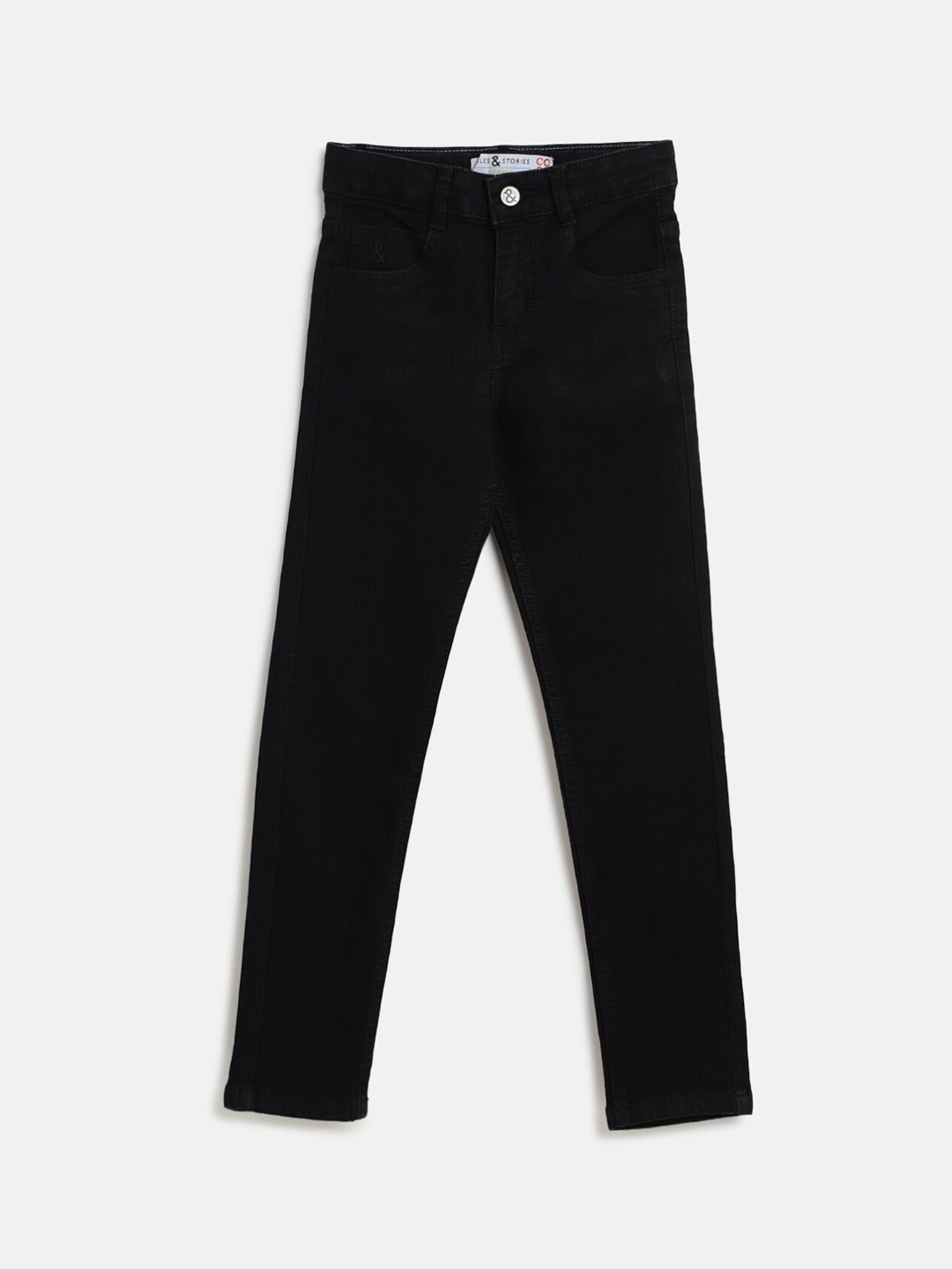 

TALES & STORIES Boys Black Slim Fit Stretchable Jeans