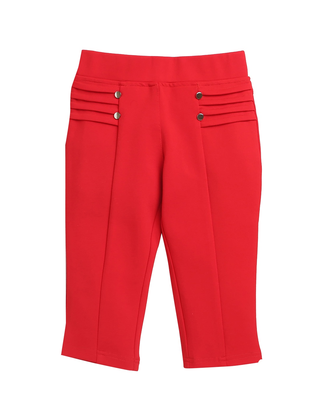 

Tiny Girl Girls Red Slim Fit Capris