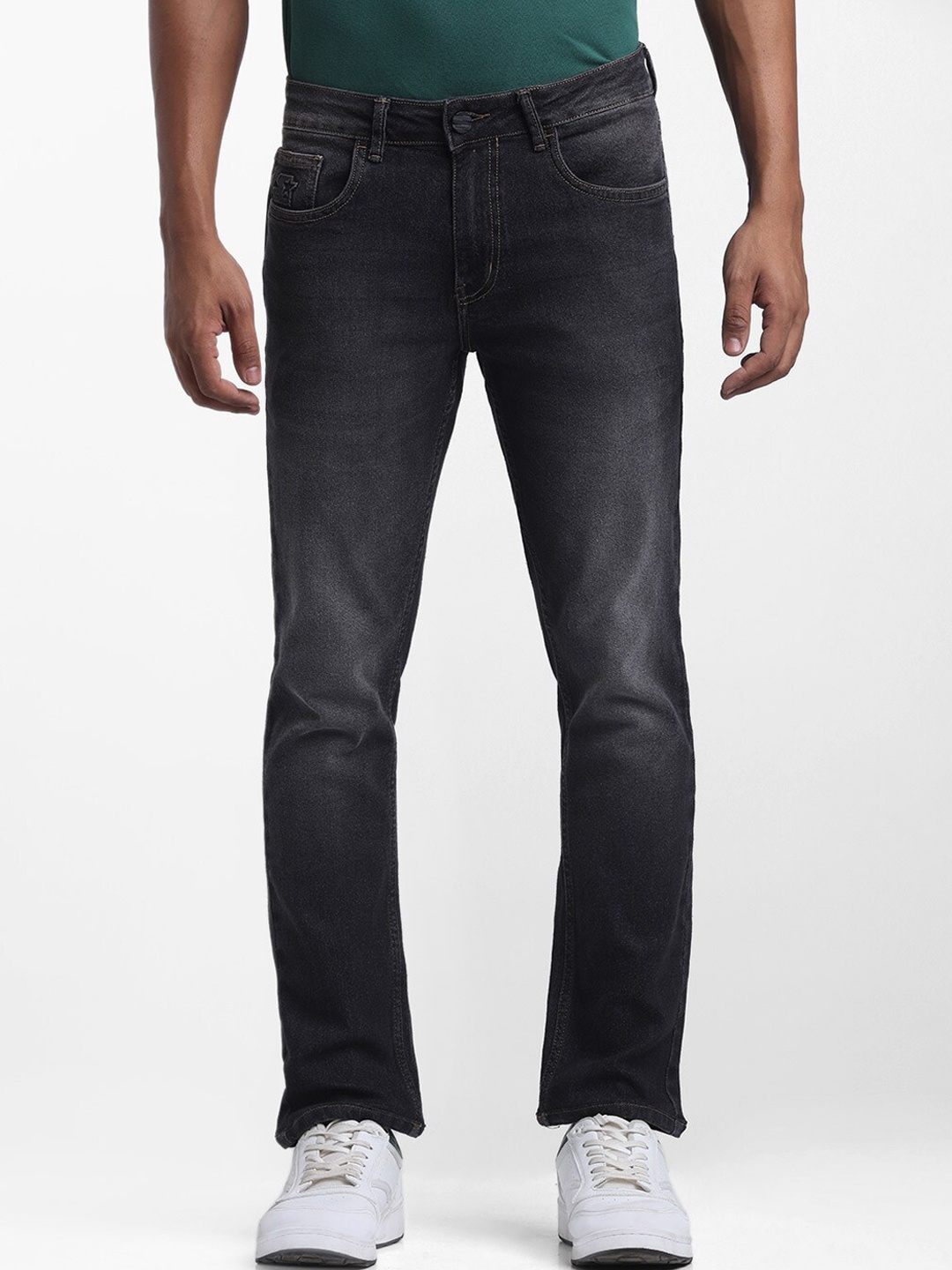 

STARTER Men Black Slim Fit Heavy Fade Jeans